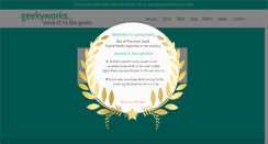 Desktop Screenshot of geekyworks.com